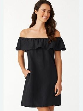 Tommy Bahama Black St Lucia Drees/ Cover-up